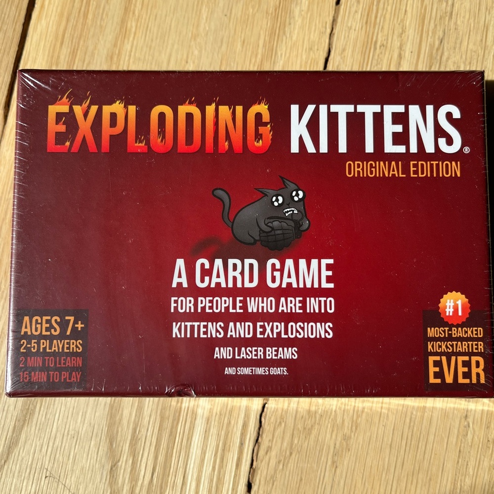 Adidas Exploding Kittens Card Game - Bold Red - Picture 6 of 6